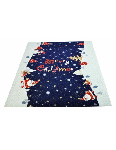 Coureur de tapis SANTA CLAUS bleu 100 x 110 cm. B4