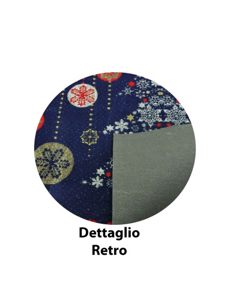 Blauer Teppich gutes Weihnachtsgeschäft Läufer 100 x 110 cm. B6