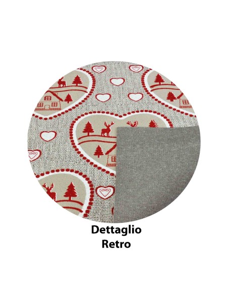 Coureur de MERRY CHRISTMAS beige tapis 100 x 104 cm. BE2