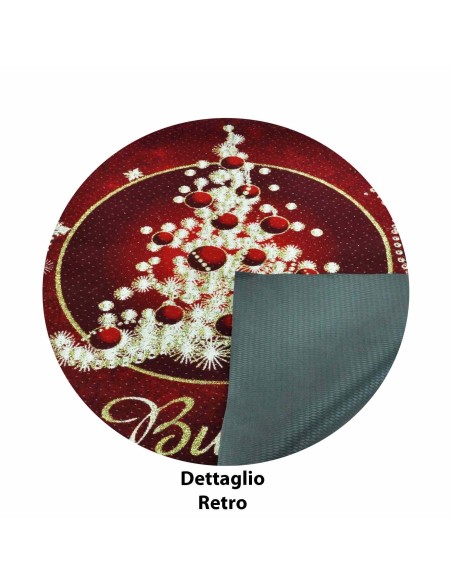 Coureur de tapis rouge joyeux Noël 100 x 105 cm. R5