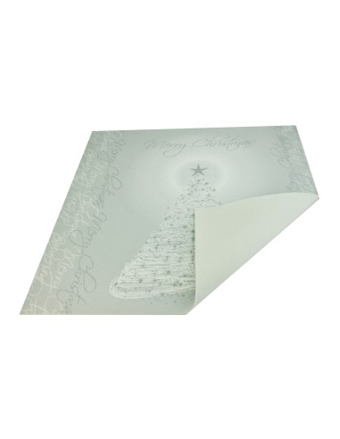 Coureur de sapin blanc tapis 100 x 105 cm. B1