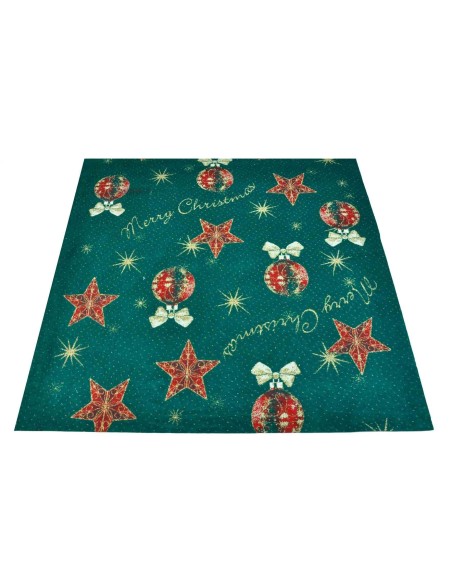 Corredor de alfombra de verde Navidad decoraciones de Navidad 100 x 97 cm. Ve2