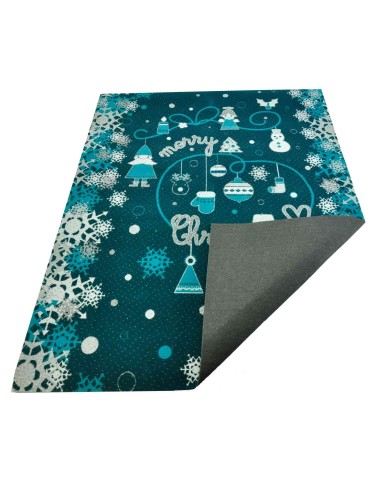 ARBRE de Noël tapis rouge runner 100 x 105 cm. R4