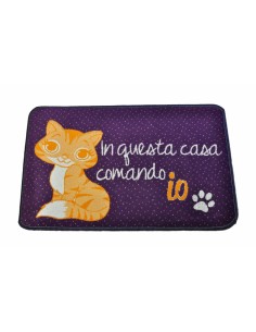 Teppich Matte samt 40 x 60 cm GATTO SILVER