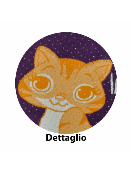 PLATA mate Terciopelo gato de la alfombra 40 x 60 cm