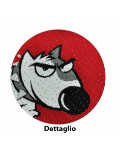 Tappeto Zerbino Velvet cm 40X60 CANE ROSSO 2