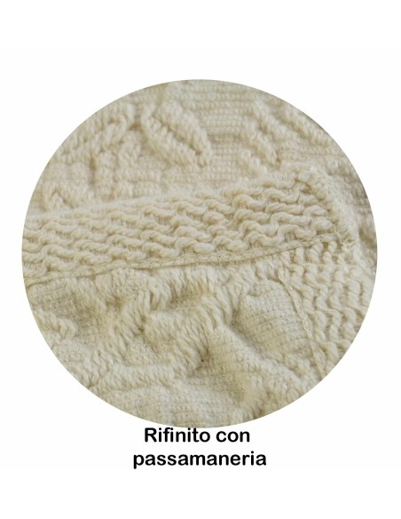 Dessus de lit pur coton chenille CORFU