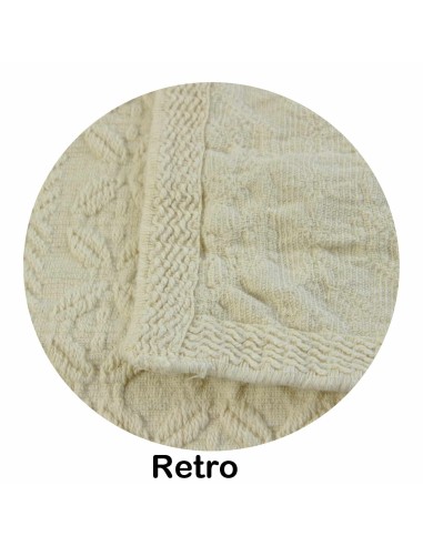 Dessus de lit pur coton chenille CORFU