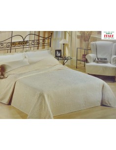 Dessus de lit pur coton chenille CORFU