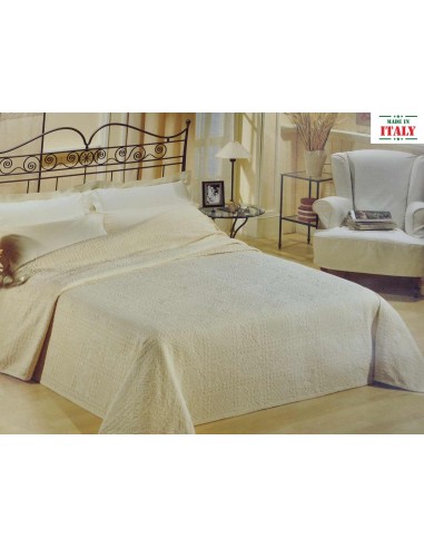 Dessus de lit pur coton chenille CORFU