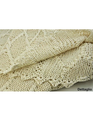 Copriletto mimoniale cotone MAGLIA