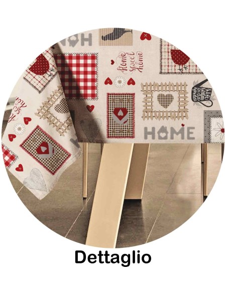 Tovaglia stampata rotonda o rettangolare MATILDA
