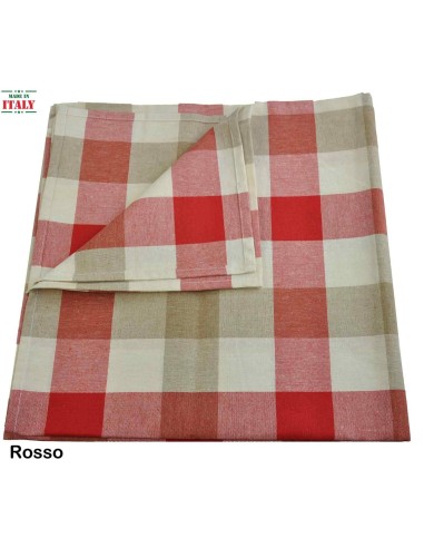 Baumwoll-Jacquard-Tischdecke VICHY