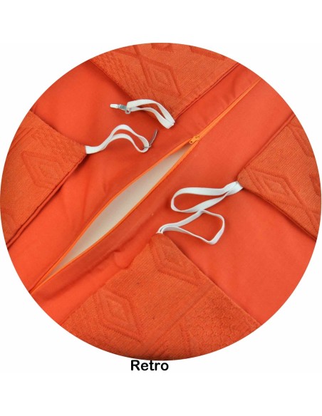 Housses de coussins chaises avec rabats MEXICO