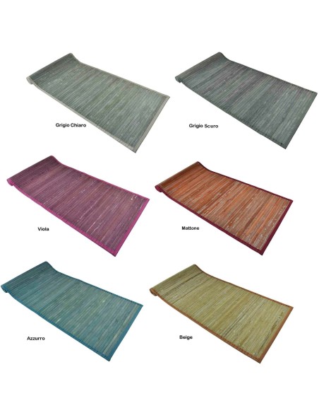Bamboo washed tappeto corsia multiuso