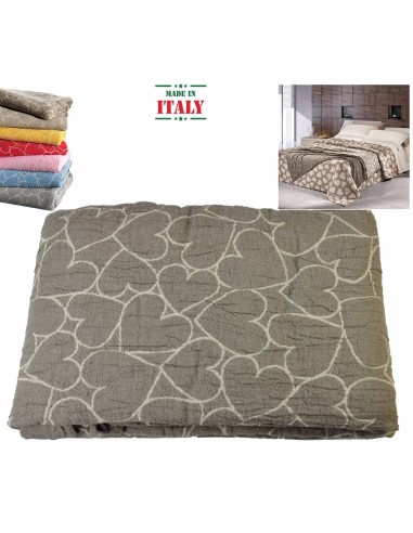 Telo arredo plaid copriletto Stropicciami Cuori Profilo