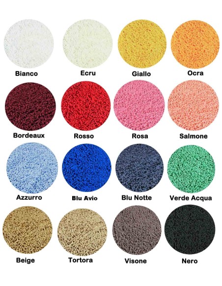 Riccio ciniglia Badezimmer Teppich 55 x 90 cm