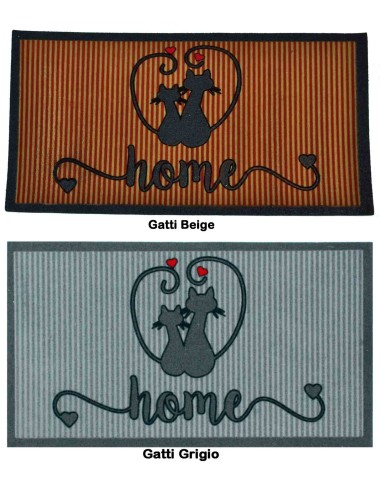 Floqué porte mat 40 x 70 cm. GATTI FLOMAT