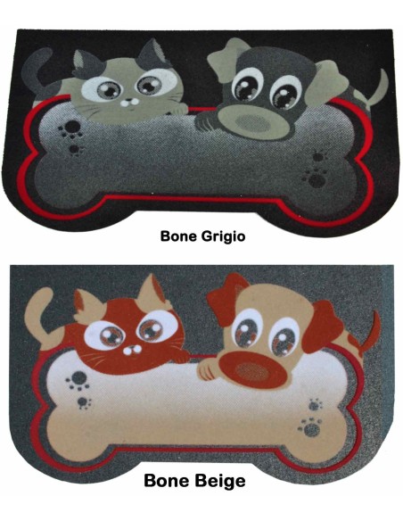 Zerbino floccato 40x70 cm. OSSO FLOMAT