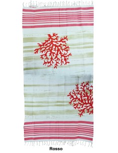 Fouta serviette de plage CORALLO 2