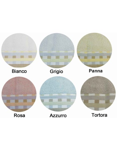 Coppia di salvietteo telo CARRE