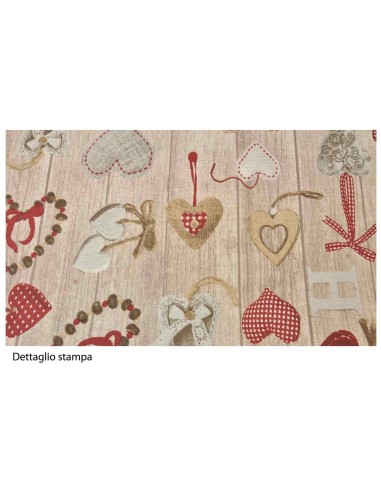 Tappetino gommato antimacchia HOME ROSSO