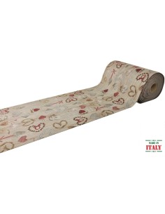 Schmutzabweisend gummierte Matte HOME rot 2