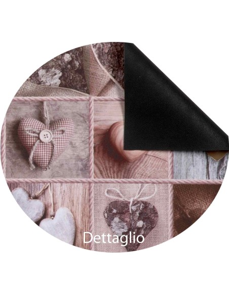 Teppich rutschfest  TRANSFER SHABBY CUORE