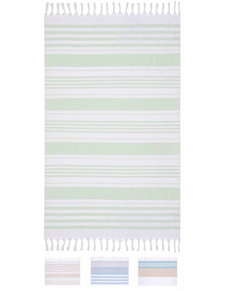 Teli Mare,Colore / Disegno: azzurro, beige, turchese, verde 