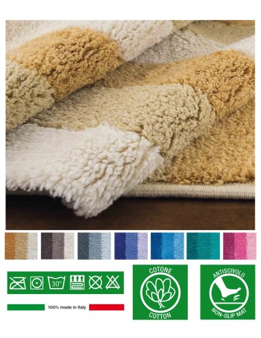 Rutschfeste Badematte LINES