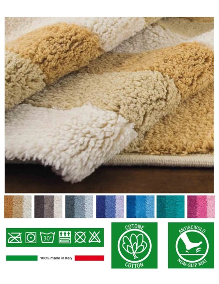 Alfombra de baño antideslizante LINES