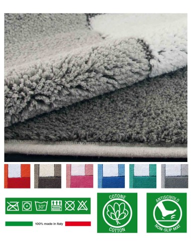 Tappeto bagno antiscivolo MONDRY