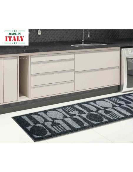 Tapis de cuisine coton antidérapant POSATE