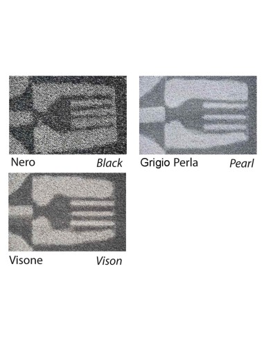 Tappeto cucina cotone antiscivolo POSATE