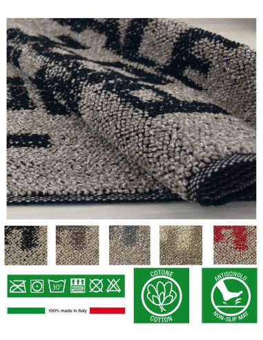 Tapis de cuisine coton antidérapant SALE E PEPE