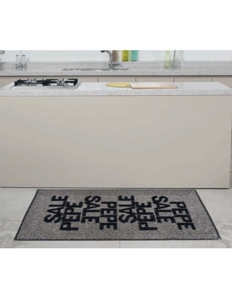 Tapis de cuisine coton antidérapant SALE E PEPE