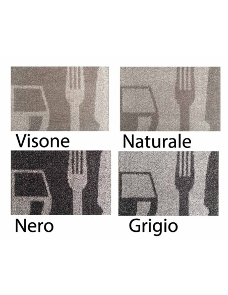 Tapis de cuisine coton antidérapant SNACK