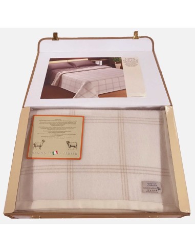 Coperta invernale pura lana ADELAIDE