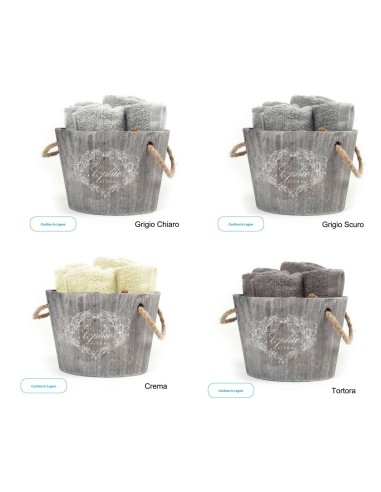 Paños de lavado juego de 4 piezas en un tarro MASTELLO