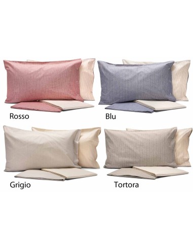 Completo lenzuola tinto filo IMPERO GESSATO