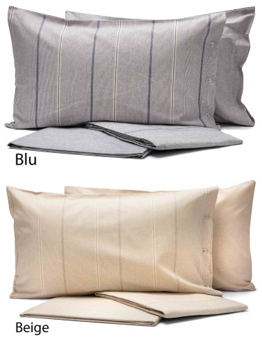 Completo lenzuola tinto filo IMPERO RIGONE