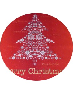 Tapis rouge pont arbre de Noël H. 1 Mt R8 2
