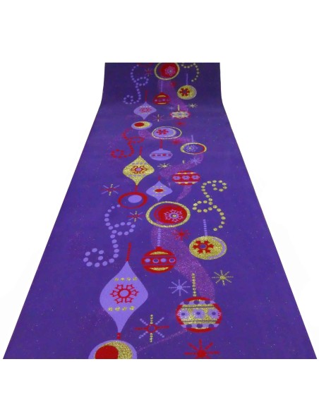 Tappeto viola FESTONI E ADDOBBI passatoia H 100 cm. al metro V2