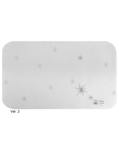 Tapis multifonctions 50x80 cm. Lurex Set 2 pièces