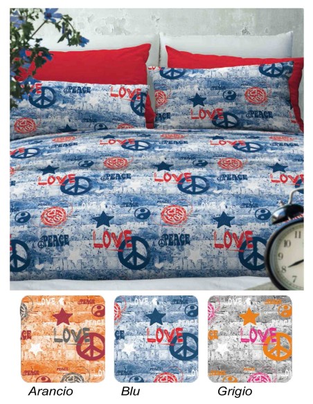 Wall Housse de couette 1 lit 200 x 200 cm