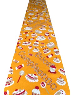 TORTAS de feliz cumpleaños del puente de la alfombra