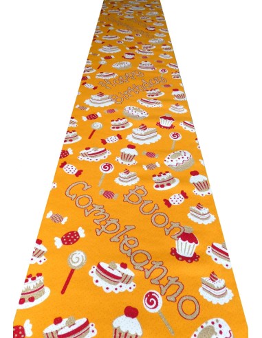 TORTAS de feliz cumpleaños del puente de la alfombra