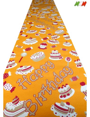 TORTAS de feliz cumpleaños del puente de la alfombra