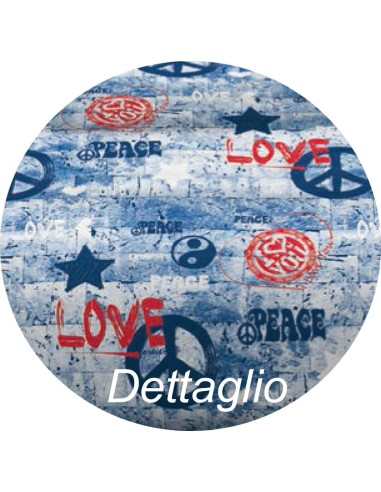 *Wall copripiumino 1 piazza e mezza cm 200x200