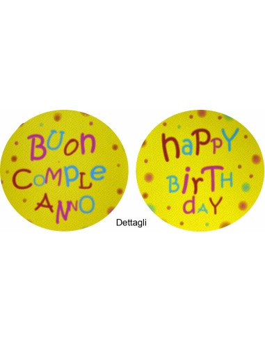 Tappeto corsia buon compleanno GRAFFITI